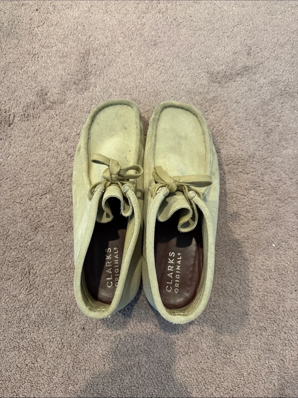 Clarks wallabies - Light Beige Suede